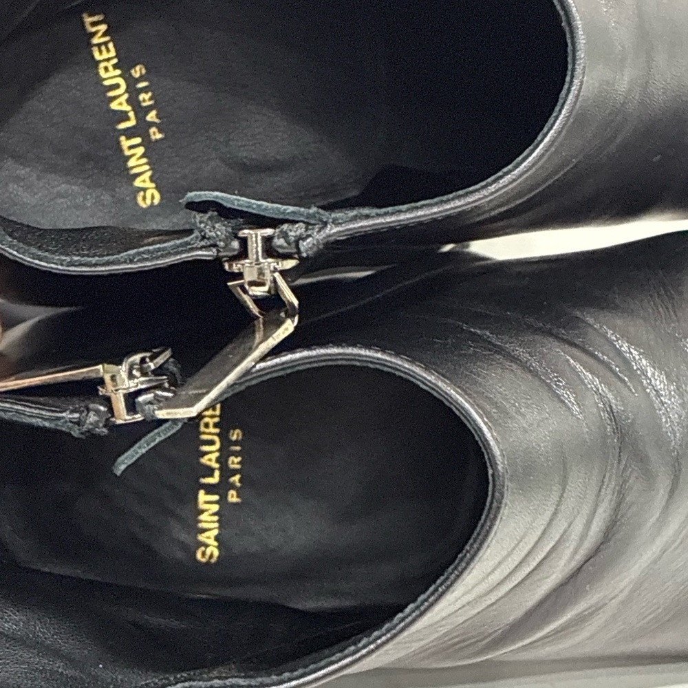 Saint Laurent 40MM Black Ankle boot Size EU 42 USA 9 - Picture 11 of 12
